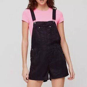 Aritzia TNA Adjustable Black Overall Shorts XS